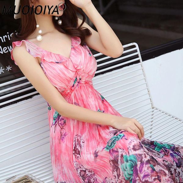 casual dresses real silk summer dress women long beach boho print pink v neck vestidos verano 2022 lwl1504, Black;gray
casual dresses real silk summer dress women long beach boho print pink v neck vestidos verano 2022 lwl1504, Black;gray