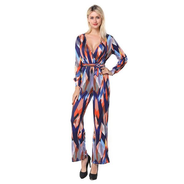 women's jumpsuits & rompers summer wide leg pants geometric printed long sleeve v-neck overalls casual jumpsuit with belt bigsweety, Black;white
women's jumpsuits & rompers summer wide leg pants geometric printed long sleeve v-neck overalls casual jumpsuit with belt bigsweety, Black;white