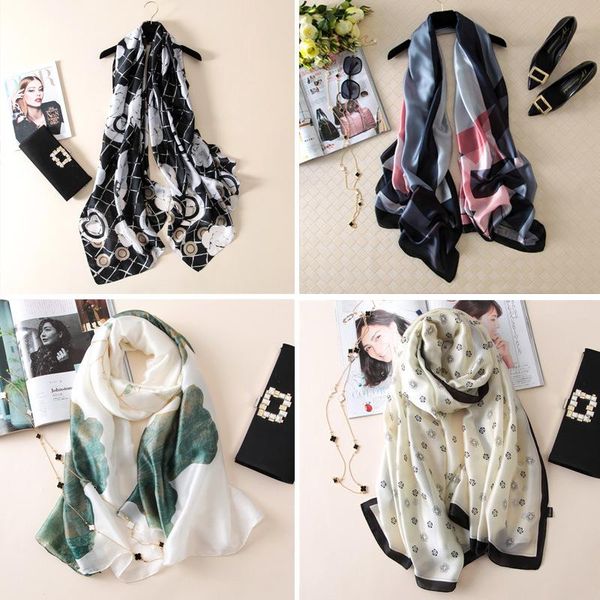 scarves summer women silk scarf beach cover-ups shawls and wraps female foulard sunscreen pashmina stole bandan, Blue;gray
scarves summer women silk scarf beach cover-ups shawls and wraps female foulard sunscreen pashmina stole bandan, Blue;gray