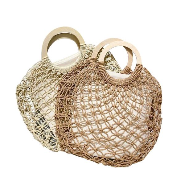 storage bags straw hollow out female handbag, adults solid color beach bag with inner pocket for women, beige/light brown
storage bags straw hollow out female handbag, adults solid color beach bag with inner pocket for women, beige/light brown