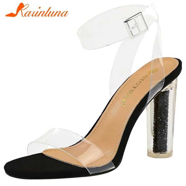 lady party dress sandals clear heel transparent fashion pointed toe high women club shoes woman, Black
lady party dress sandals clear heel transparent fashion pointed toe high women club shoes woman, Black
