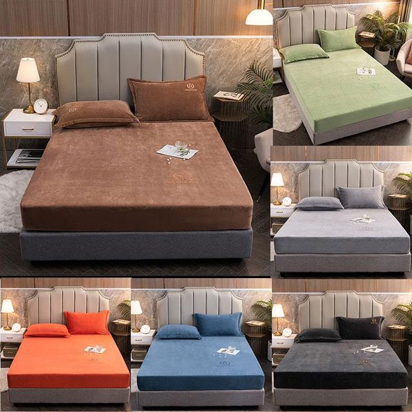 sheets & sets adjustable bottom sheet solid color flannel elastic fitted warm bed linens winter mattress cover 150/180 king/queen sizes
sheets & sets adjustable bottom sheet solid color flannel elastic fitted warm bed linens winter mattress cover 150/180 king/queen sizes