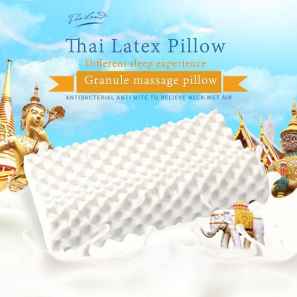 pillow natural latex cervical massage core protection breathable kissen almohada soft15
pillow natural latex cervical massage core protection breathable kissen almohada soft15