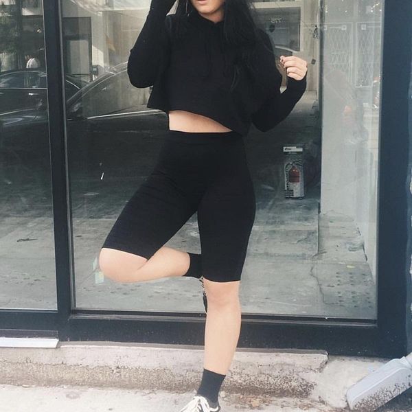 short cycliste femme mode black nude white shorts elastic spandex bicycles solid high waist push up bodycon biker women's, White;black
short cycliste femme mode black nude white shorts elastic spandex bicycles solid high waist push up bodycon biker women's, White;black
