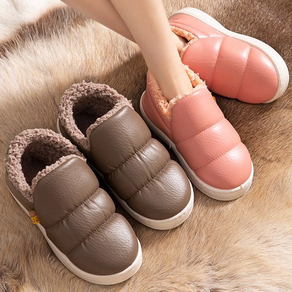 waterproof indoor shoes woman men winter home slippers faux leather warm plush lovers house floor slipper anti-slip footwear new, Black
waterproof indoor shoes woman men winter home slippers faux leather warm plush lovers house floor slipper anti-slip footwear new, Black