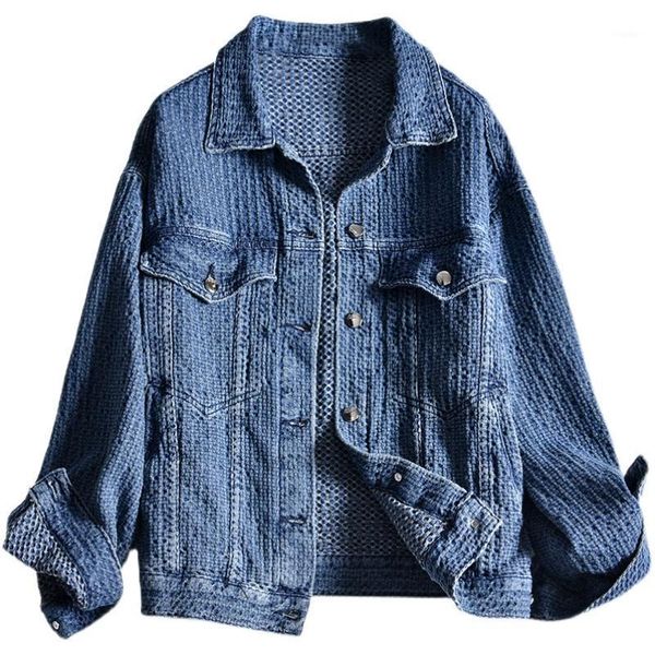 women's jackets high trendy soft denim jacket nice spring retro women short female loose coat ns2504, Black;brown
women's jackets high trendy soft denim jacket nice spring retro women short female loose coat ns2504, Black;brown