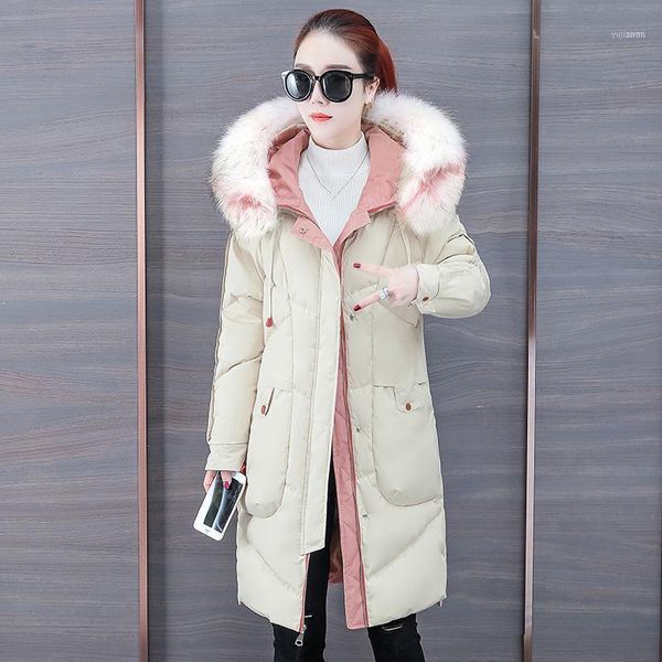 women's down & parkas women solid lace hooded coat 2021 winter back letter splice fur collar zipper pockets button thickening long oute, Black
women's down & parkas women solid lace hooded coat 2021 winter back letter splice fur collar zipper pockets button thickening long oute, Black