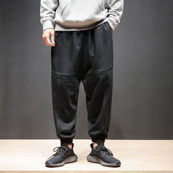 harem pants men fashion solid joggers hip hop terry street sports beam foot casual pockets trousers men's, Black
harem pants men fashion solid joggers hip hop terry street sports beam foot casual pockets trousers men's, Black