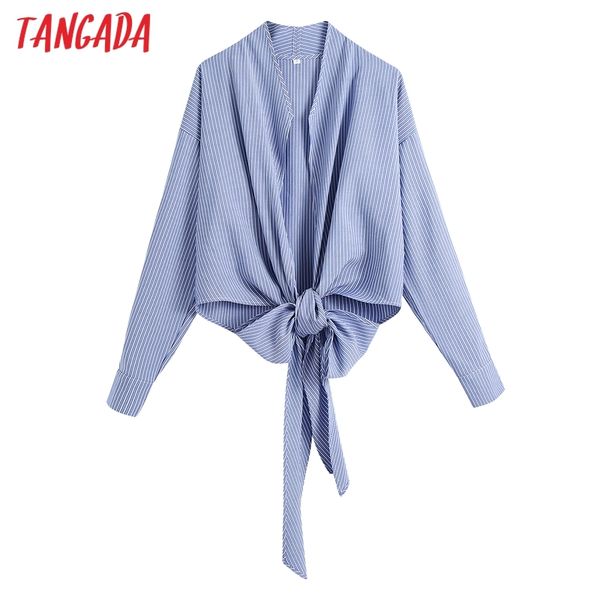 women blue striped tie bow shirt vintage v neck long sleeve female shirts blusas chic be500 210416, White
women blue striped tie bow shirt vintage v neck long sleeve female shirts blusas chic be500 210416, White