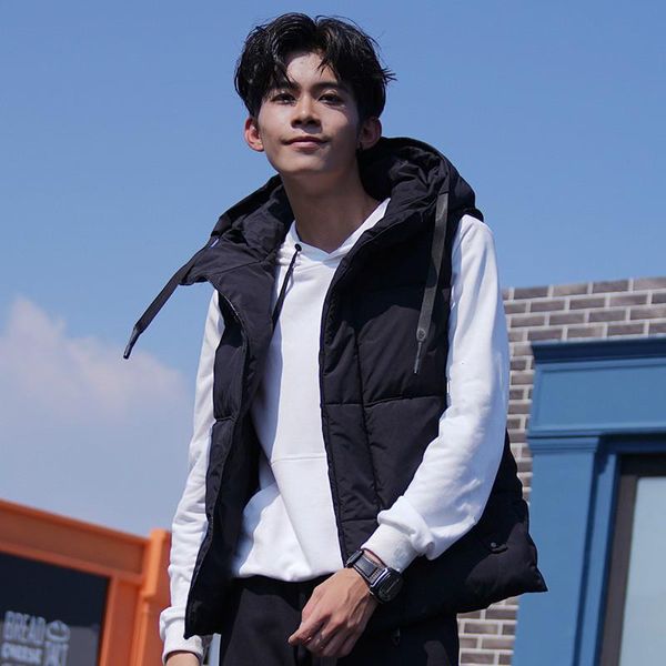men's vests fashion cotton black hooded vest male sleeveless jacket mens casual plus size slim thick boys winter waistcoat men 3xl 4xl, Black;white
men's vests fashion cotton black hooded vest male sleeveless jacket mens casual plus size slim thick boys winter waistcoat men 3xl 4xl, Black;white