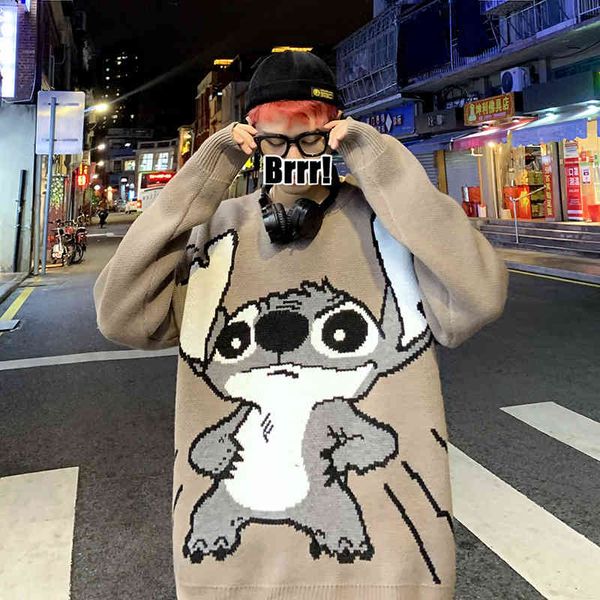 sweater male hong kong style ins loose lazy knit et autumn and winter brand new coupl trendy sweater, Black
sweater male hong kong style ins loose lazy knit et autumn and winter brand new coupl trendy sweater, Black