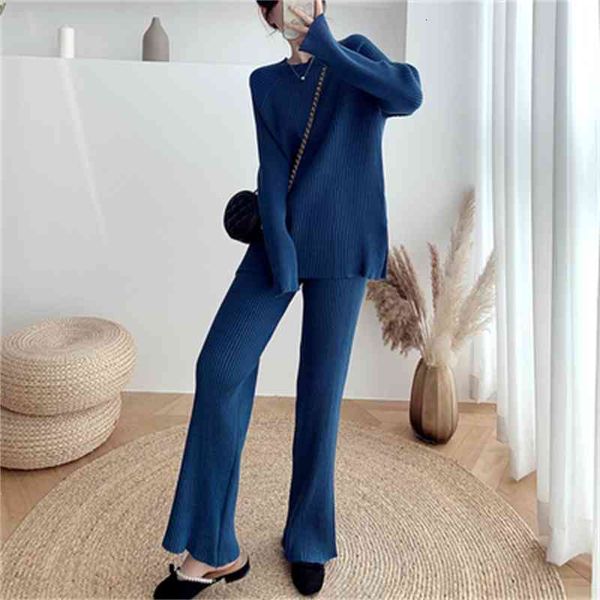 women's two piece pants solid suit pullovers sweater & knitted long pants ladies elegant slim o-neck knitting home sets 8mcs, White
women's two piece pants solid suit pullovers sweater & knitted long pants ladies elegant slim o-neck knitting home sets 8mcs, White