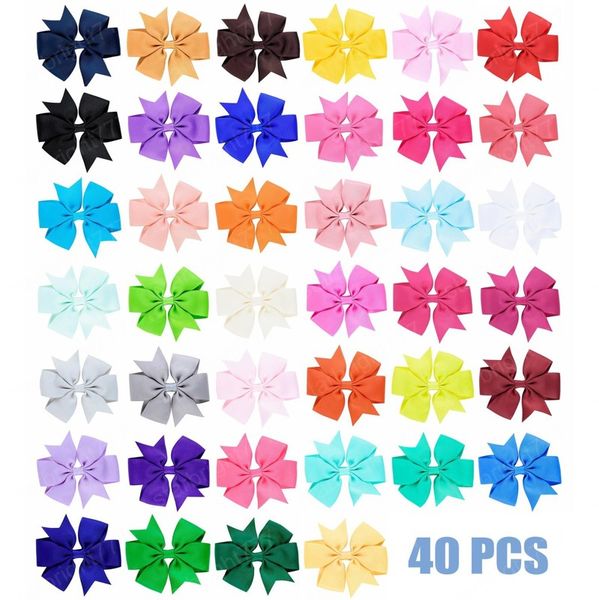 baby girls bowknot hairpins grosgrain ribbon bows with alligator clips childrens hair accessories kids boutique 3inch bow barrette 40 colors, Slivery;white
baby girls bowknot hairpins grosgrain ribbon bows with alligator clips childrens hair accessories kids boutique 3inch bow barrette 40 colors, Slivery;white