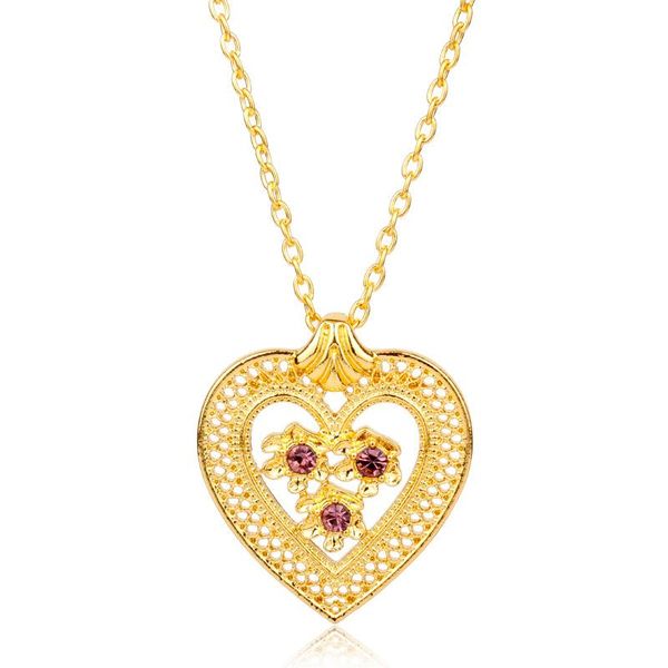 est gold color crystal hollow heart shape pendants necklaces for women gifts -30 chains, Silver
est gold color crystal hollow heart shape pendants necklaces for women gifts -30 chains, Silver