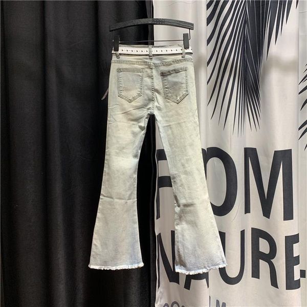 women's jeans fashion flare pants woman stretch spring fur trim slim-fit ripped for women jean femme mujer 2021, Blue
women's jeans fashion flare pants woman stretch spring fur trim slim-fit ripped for women jean femme mujer 2021, Blue