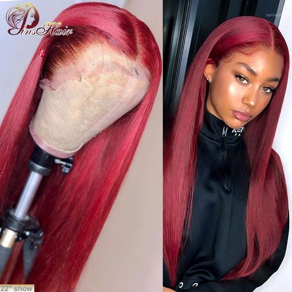 middle part 13x1 lace front human hair wigs colored 99j burgundy remy wig 180% with baby pinshair1, Black;brown
middle part 13x1 lace front human hair wigs colored 99j burgundy remy wig 180% with baby pinshair1, Black;brown