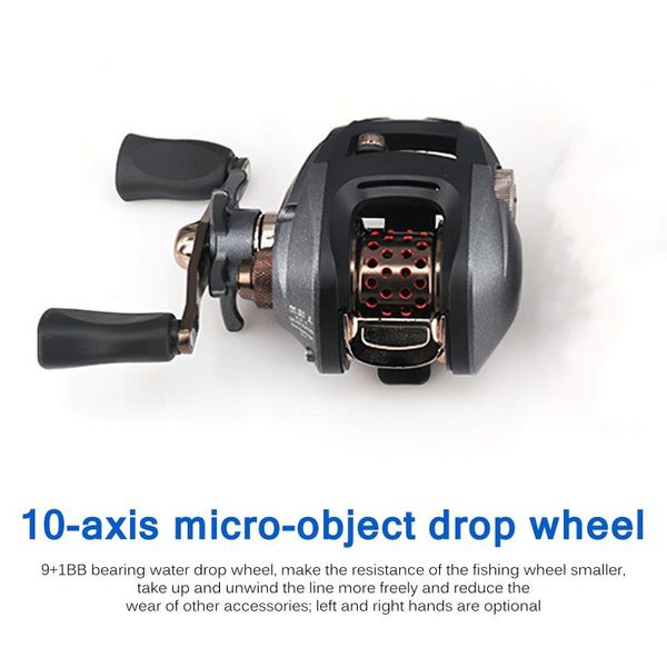 baitcasting reels water drip wheel metal spool magnetic force brake baitcast reel 9+1bb gear ratio 6.9:1 fishing vessel lure pesca
baitcasting reels water drip wheel metal spool magnetic force brake baitcast reel 9+1bb gear ratio 6.9:1 fishing vessel lure pesca