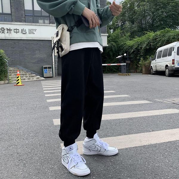 personalized casual clothing sports pants trend tarem restructuring long men's jogger trousers high quality, Black
personalized casual clothing sports pants trend tarem restructuring long men's jogger trousers high quality, Black