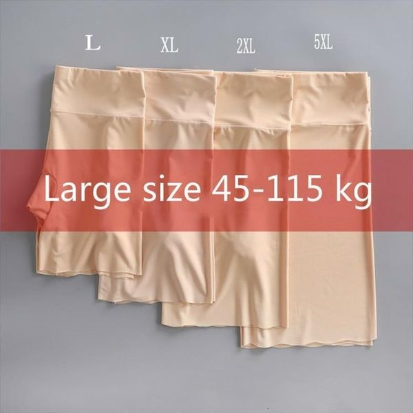 super plus size high womens leggings waisted ice silk safety pants summer thin bottom flat horned panties anti walking light, Black
super plus size high womens leggings waisted ice silk safety pants summer thin bottom flat horned panties anti walking light, Black