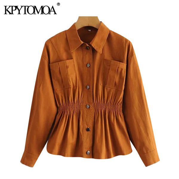 women fashion with pockets safari style jacket coat vintage lapel collar long sleeve female outerwear chic 210416, Black;brown
women fashion with pockets safari style jacket coat vintage lapel collar long sleeve female outerwear chic 210416, Black;brown