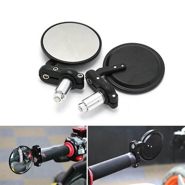motorcycle mirrors 1 pair 7/8inch universal round handlebar rearview side mirror handle bar end motor accessories
motorcycle mirrors 1 pair 7/8inch universal round handlebar rearview side mirror handle bar end motor accessories