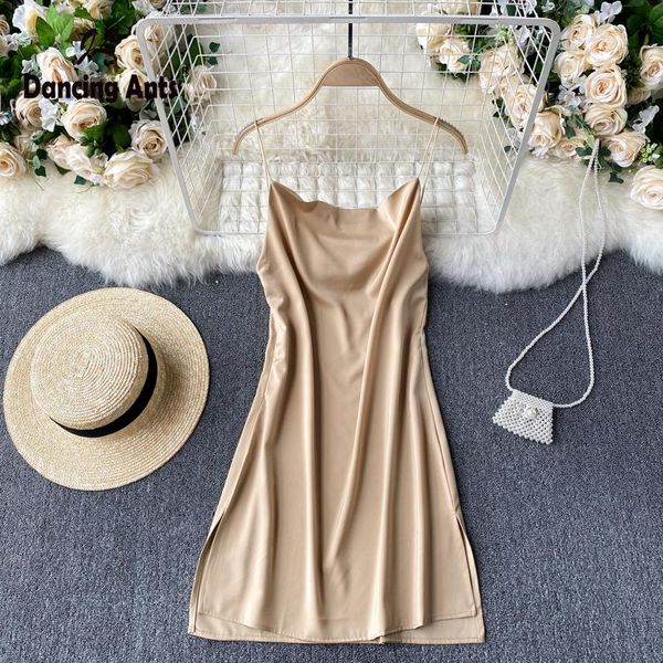 women dress slash neck sleeveless spaghetti strap high waist knee-length a-line side slit korean summer woman fashion dresses casual, Black;gray
women dress slash neck sleeveless spaghetti strap high waist knee-length a-line side slit korean summer woman fashion dresses casual, Black;gray