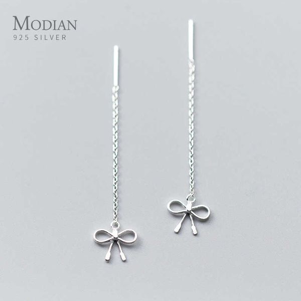 simple charm bowknot long chain drop earrings for women fashion delicate dangle earing korean jewelry 210707, Silver
simple charm bowknot long chain drop earrings for women fashion delicate dangle earing korean jewelry 210707, Silver