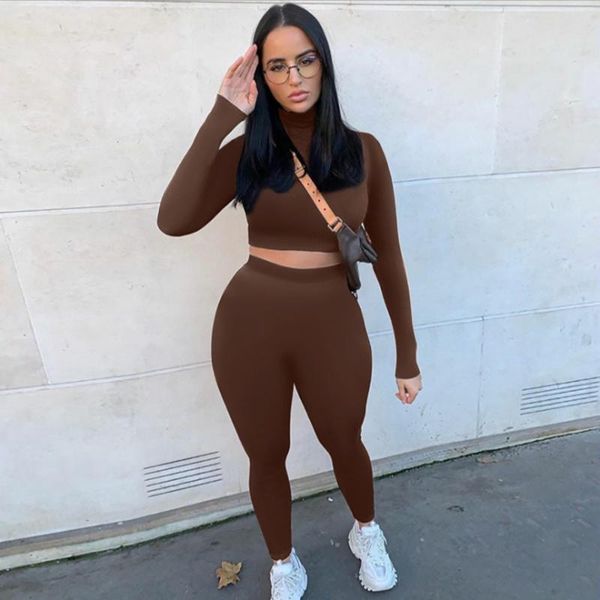 women's two piece pants fall sets women solid tracksuits high waist stretchy sportswear crop and leggings matching outfits, White
women's two piece pants fall sets women solid tracksuits high waist stretchy sportswear crop and leggings matching outfits, White