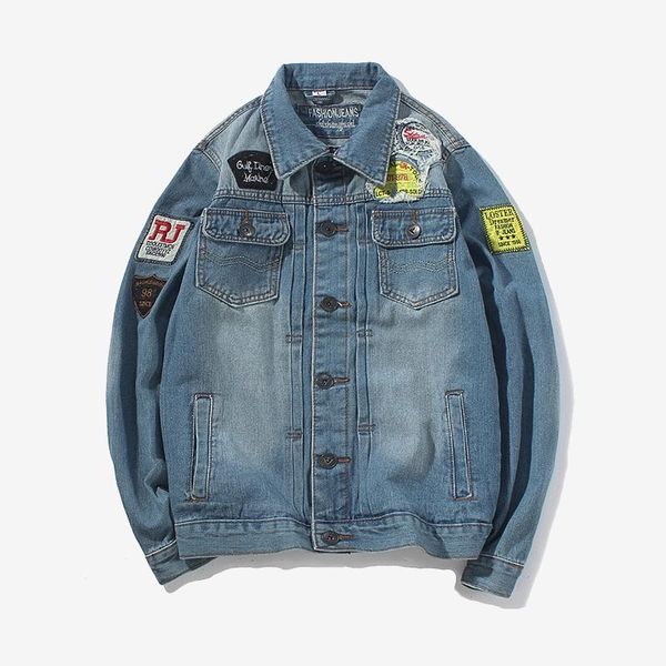 men's jackets light blue denim size5xl male classic style outerwear & coats cowboy jeans slim fit streetwear, Black;brown
men's jackets light blue denim size5xl male classic style outerwear & coats cowboy jeans slim fit streetwear, Black;brown