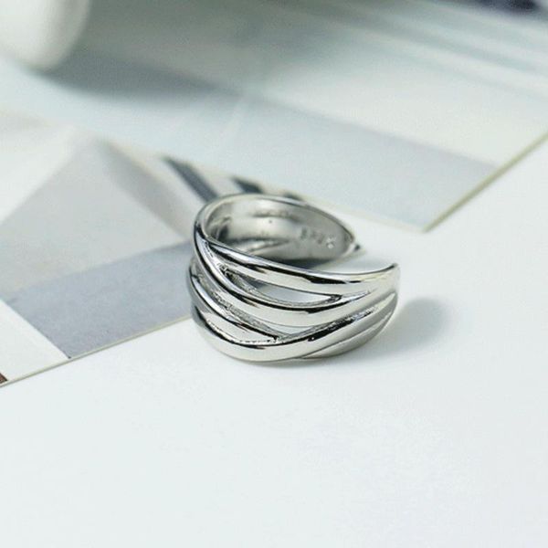 wedding rings npkds korean silver for women knitted interwoven ring simple personality opening, Slivery;golden
wedding rings npkds korean silver for women knitted interwoven ring simple personality opening, Slivery;golden
