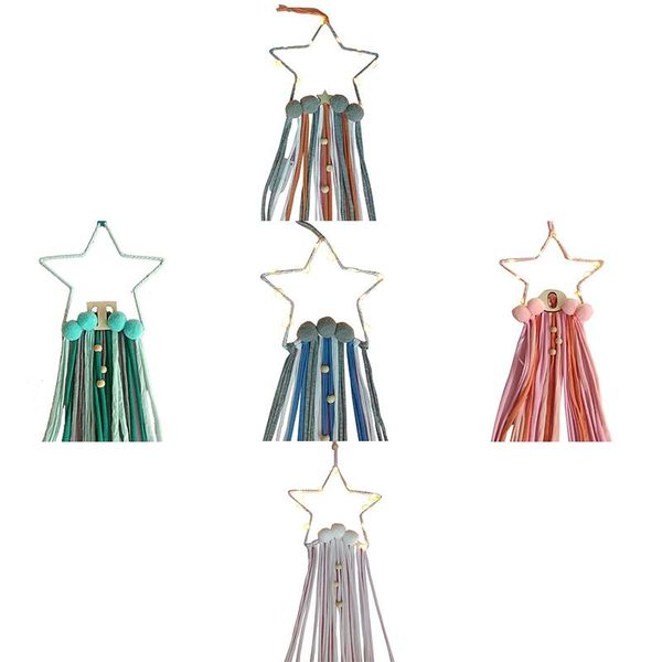 decorative objects & figurines decoration 5 star shape beads pendant ornament wall hanging dream catcher nordic diy home props with led lamp
decorative objects & figurines decoration 5 star shape beads pendant ornament wall hanging dream catcher nordic diy home props with led lamp