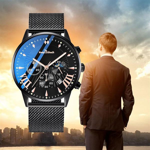 wristwatches keep in touch blu-ray mens military watch waterproof luminous stainless steel mesh/ leather band chronograph men sport watches, Slivery;brown
wristwatches keep in touch blu-ray mens military watch waterproof luminous stainless steel mesh/ leather band chronograph men sport watches, Slivery;brown