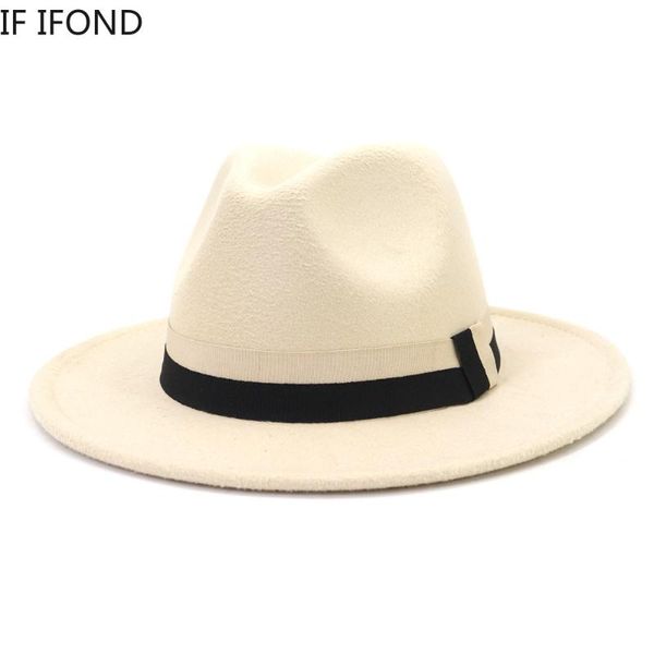 wide brim hats felted fedora with ribbon band winter men women elegant dress formal panama jazz cap, Blue;gray
wide brim hats felted fedora with ribbon band winter men women elegant dress formal panama jazz cap, Blue;gray