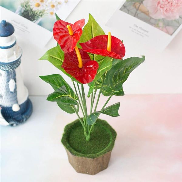 12-head artificial anthurium flower floral decor home office plastic fake ornament plants flowers decorative & wreaths
12-head artificial anthurium flower floral decor home office plastic fake ornament plants flowers decorative & wreaths