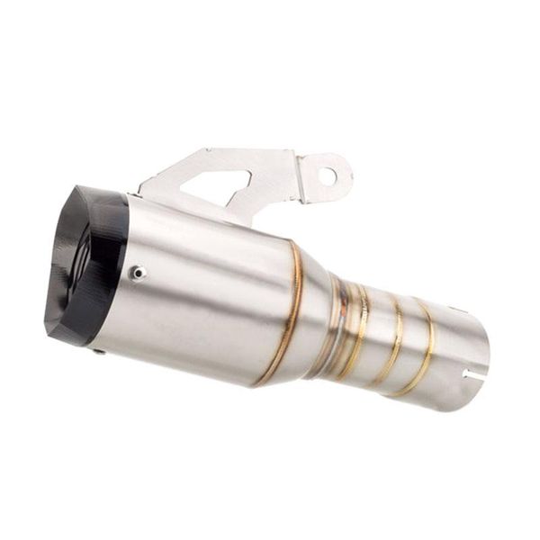 motorcycle exhaust stainless steel middle link pipe slip on s1000rr system for 2021-2021