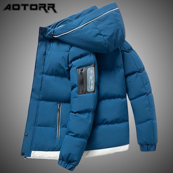 men's hooded windbreaker, thick windproof and warm keeping, fashion clothing, down et, novelty in autumn, winter, 2021, Black
men's hooded windbreaker, thick windproof and warm keeping, fashion clothing, down et, novelty in autumn, winter, 2021, Black