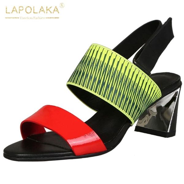 sandals lapolaka genuine leather strange heels 2021 fashion trendy summer shoes woman, Black
sandals lapolaka genuine leather strange heels 2021 fashion trendy summer shoes woman, Black