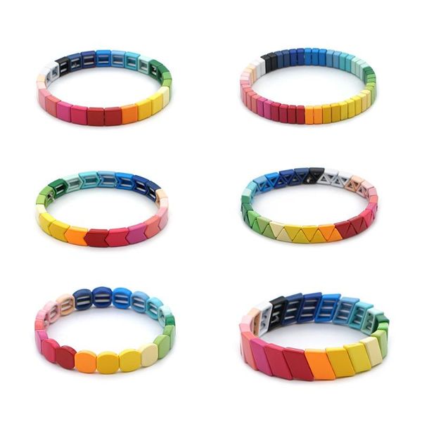 charm bracelets miqiao rainbow color enamel porcelain boho vintage bangles wrist band bracelet for women couple friends gift fashion jewelry, Golden;silver
charm bracelets miqiao rainbow color enamel porcelain boho vintage bangles wrist band bracelet for women couple friends gift fashion jewelry, Golden;silver
