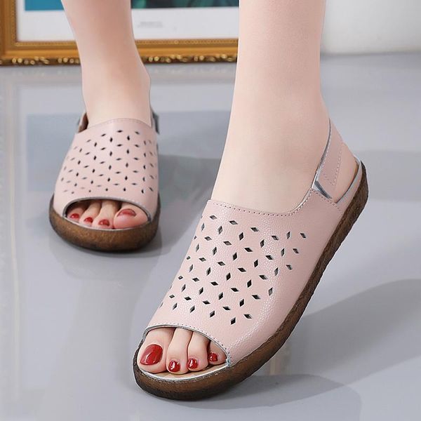 sandals hollow woman cut outs women summer shoes genuine leather female flats beach women's loafers big size 35-45, Black
sandals hollow woman cut outs women summer shoes genuine leather female flats beach women's loafers big size 35-45, Black