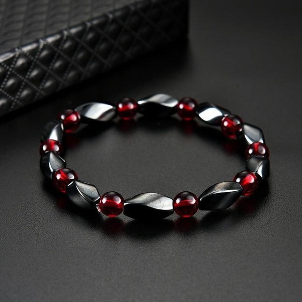 beaded, strands fashion red agates hematite bracelets men positive energy charm women natural stone lucky bracelet jewelry, Black
beaded, strands fashion red agates hematite bracelets men positive energy charm women natural stone lucky bracelet jewelry, Black