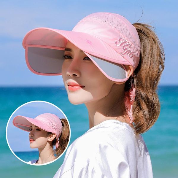 retractable summer sun hat outdoor cycling big brim female casual anti-uv hats, Black;white
retractable summer sun hat outdoor cycling big brim female casual anti-uv hats, Black;white
