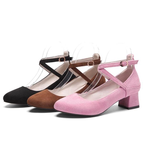 dress shoes big size 34-47 2021 spring & autumn women solid fashion flock pointed toe med square heels pumps 3 colors, Black
dress shoes big size 34-47 2021 spring & autumn women solid fashion flock pointed toe med square heels pumps 3 colors, Black
