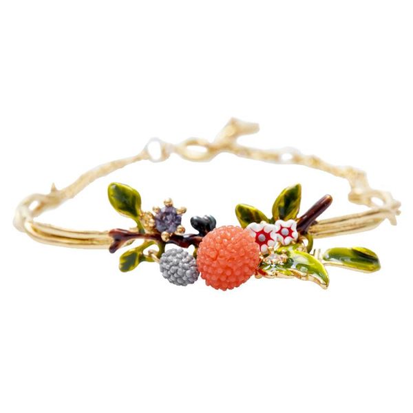 link, chain hand made enamel colour ceramic glaze fruits raspberry leaf bracelet valentine mother's day gift lettering customization, Black
link, chain hand made enamel colour ceramic glaze fruits raspberry leaf bracelet valentine mother's day gift lettering customization, Black