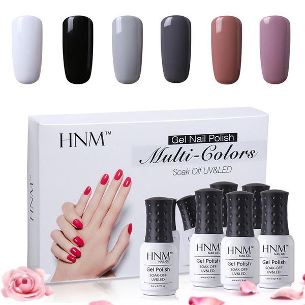 nail art kits hnm 6pcs/lot set tools 8ml solid colors gel varnish soak off lacquer semi permanent polish sets gift box
nail art kits hnm 6pcs/lot set tools 8ml solid colors gel varnish soak off lacquer semi permanent polish sets gift box