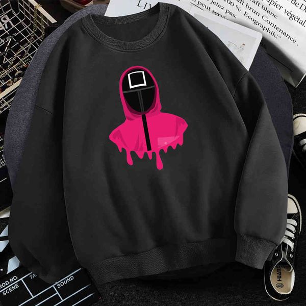 korean men's tv seri printed sweatshirt, wool round neck warm clothing, casual loose sweater, autumn and winter, Black
korean men's tv seri printed sweatshirt, wool round neck warm clothing, casual loose sweater, autumn and winter, Black