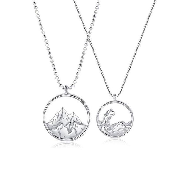 chains 32ce 2pcs minimalist lovers mountains rivers carved friendship pendant necklace kit for women men couple love forever jewelry, Silver
chains 32ce 2pcs minimalist lovers mountains rivers carved friendship pendant necklace kit for women men couple love forever jewelry, Silver