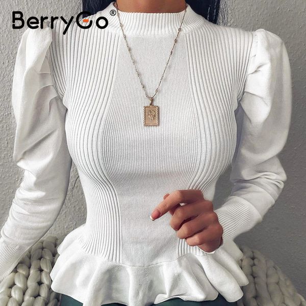 berrygo elegant women round neck solid white long sleeve pullover sweater autumn winter female sweater ladies leisure jumper 20 210513, White;black
berrygo elegant women round neck solid white long sleeve pullover sweater autumn winter female sweater ladies leisure jumper 20 210513, White;black