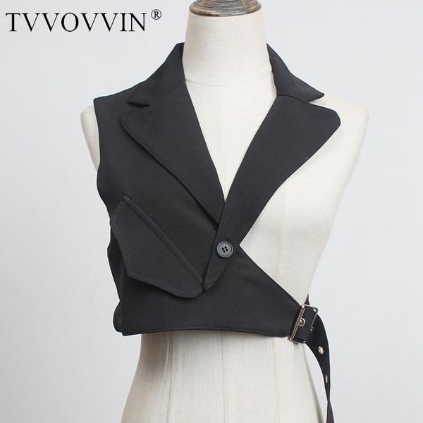 women's vests tvvovvin patchwork women waistcoat plaid one shoulder asymmetry waistcoats irregular vest coat fashion jacket bt6z, Black;white
women's vests tvvovvin patchwork women waistcoat plaid one shoulder asymmetry waistcoats irregular vest coat fashion jacket bt6z, Black;white