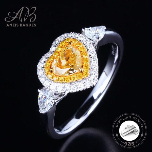 cluster rings 925 sterling silver ring finger anel aneis cz heart for women jewelry pure wedding engagement drop, Golden;silver
cluster rings 925 sterling silver ring finger anel aneis cz heart for women jewelry pure wedding engagement drop, Golden;silver