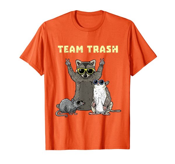 team trash opossum raccoon rat, funny animals garbage gang t-shirt, White;black
team trash opossum raccoon rat, funny animals garbage gang t-shirt, White;black